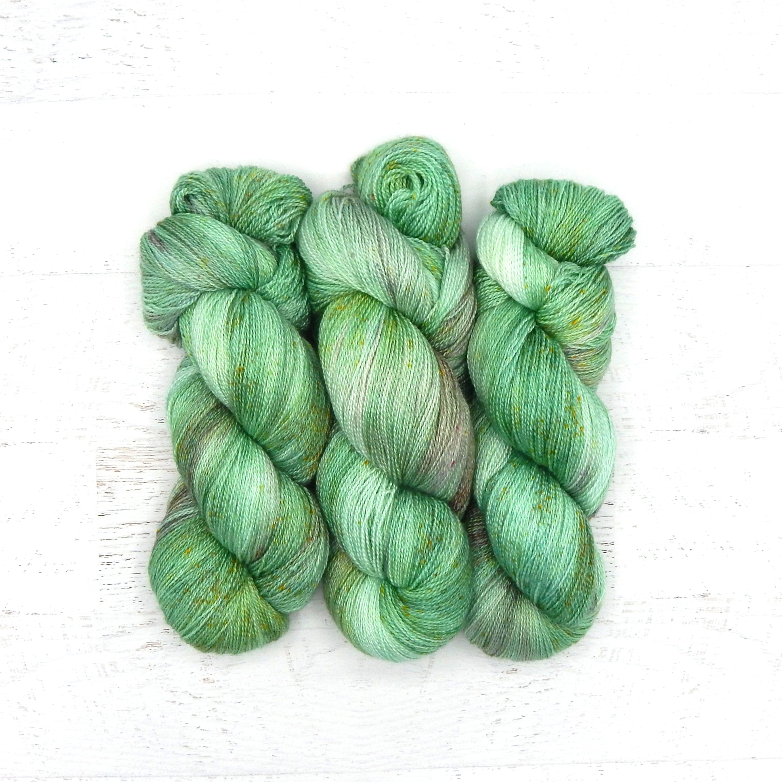 Green 3 OOAK - Squish Silk Lace