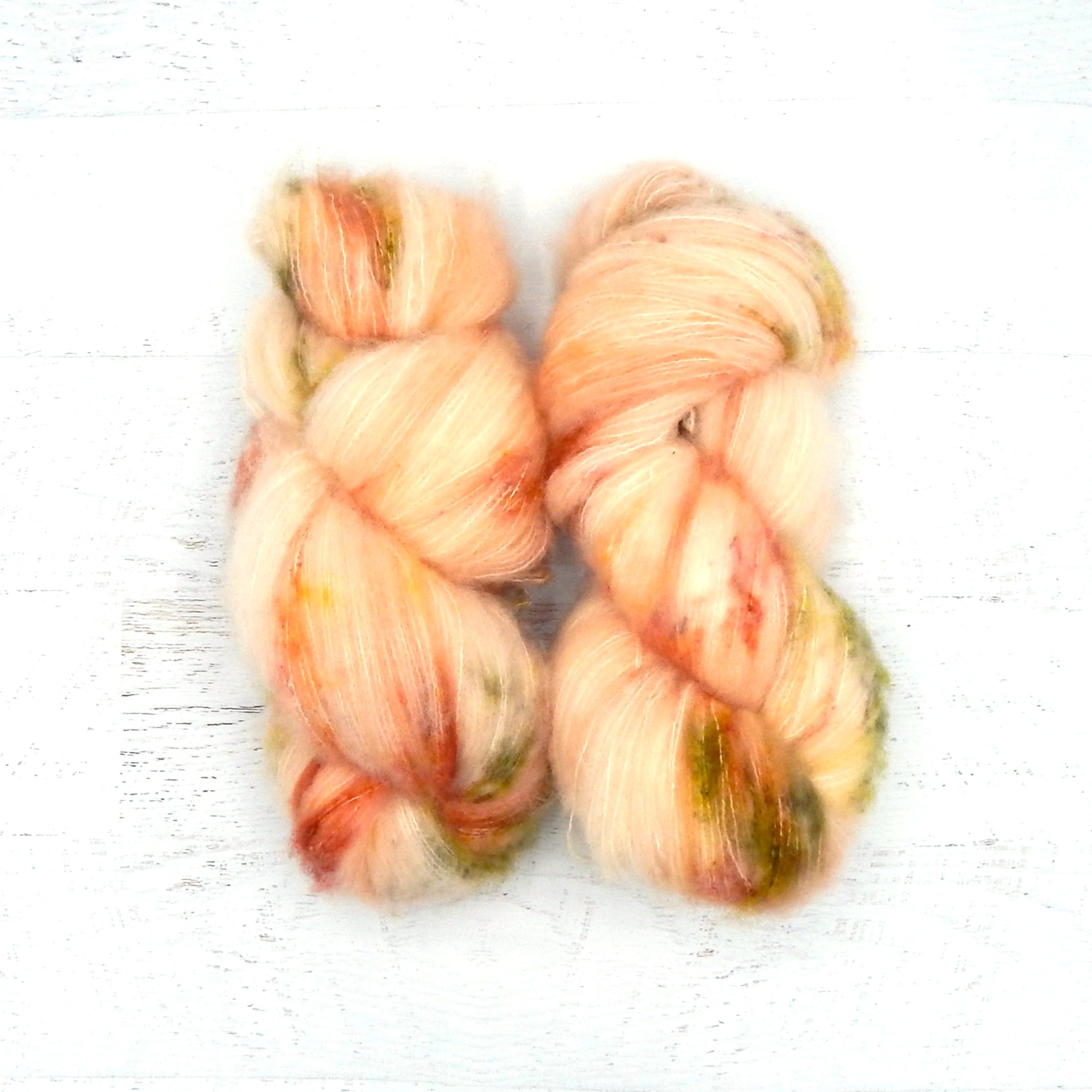 Peach and Quiet - Brushed Merino Lace