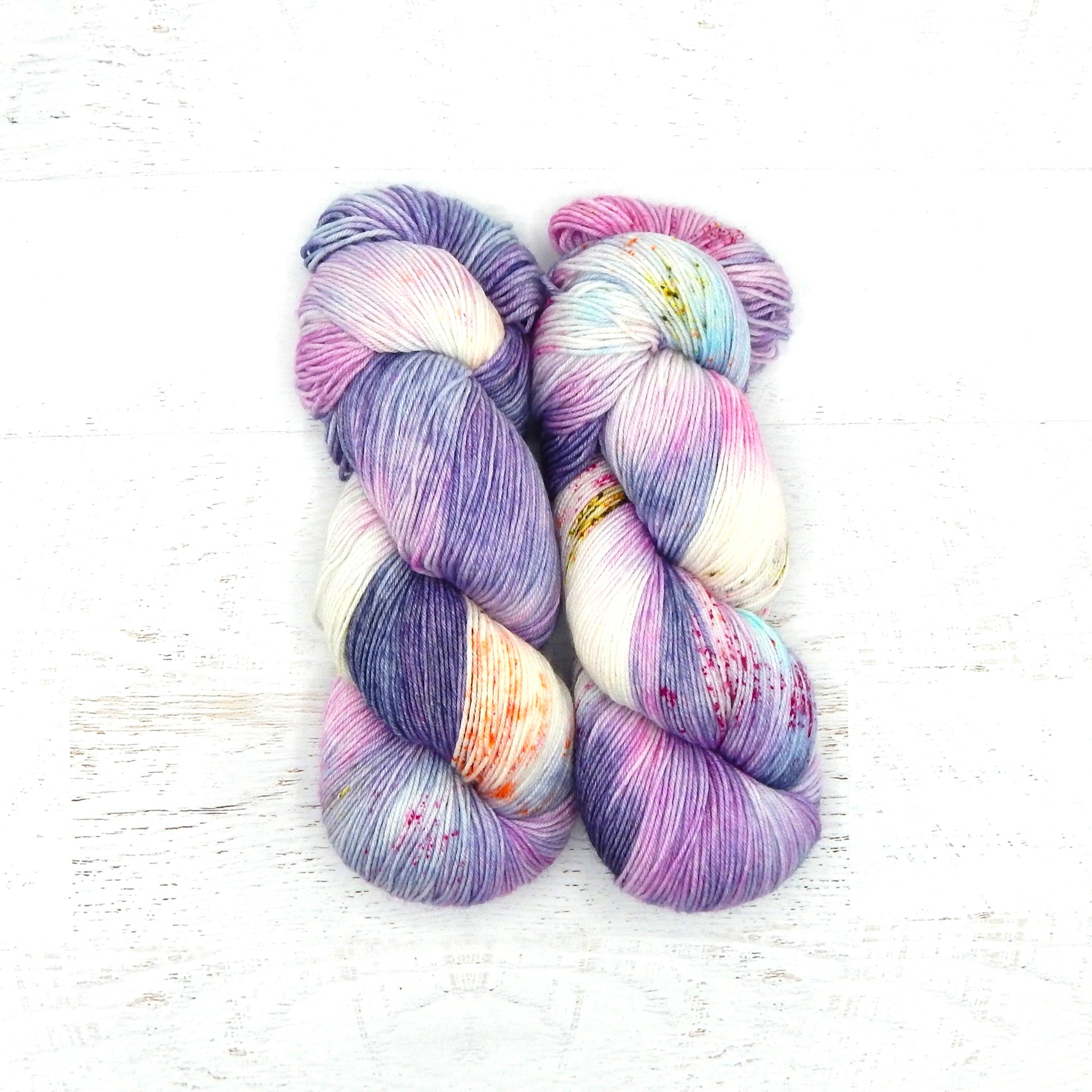 Purple Speckle OOAK - Floofy Fingering
